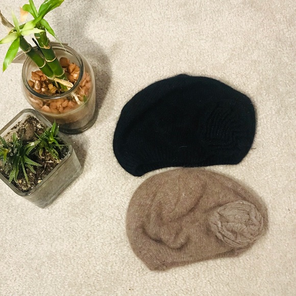 H&M gray hat with a flower on the side - Picture 2 of 4